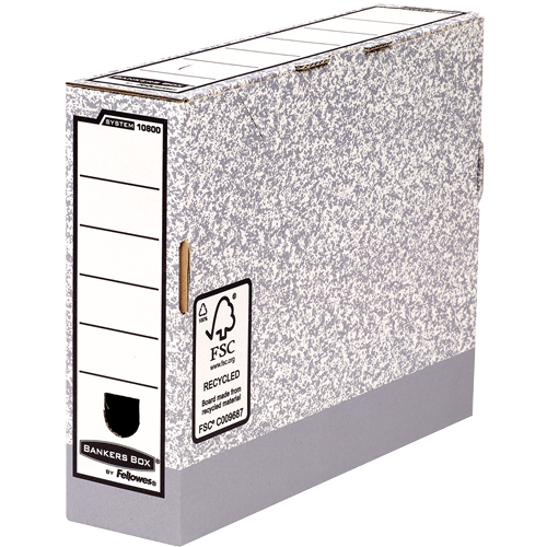Bankers Box® System archivačný box (80 mm, sivý)